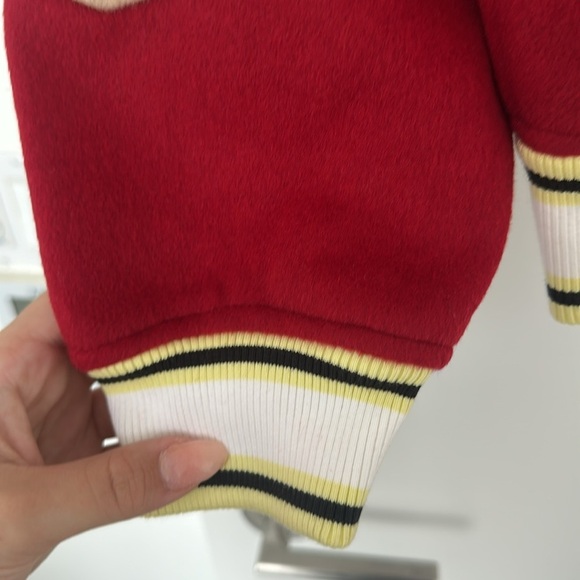 NWT Puma Varsity Jacket reversible flame scarlet - Picture 8 of 14